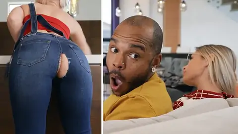 Bbc трахает пышнотелую светловолосую шлюху на кухне