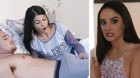 Der Puma Spioniert Dem Teenager Beim Blasen Zu