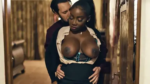 Squashing Real Estate Agent's Fat Boobies To Make A Deal